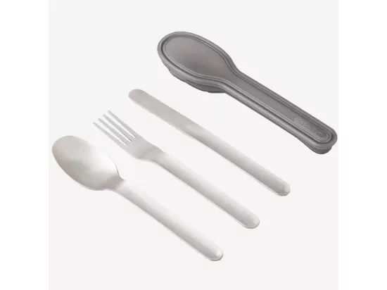 HABITAT - Set de 3 couverts en inox - Black+blum