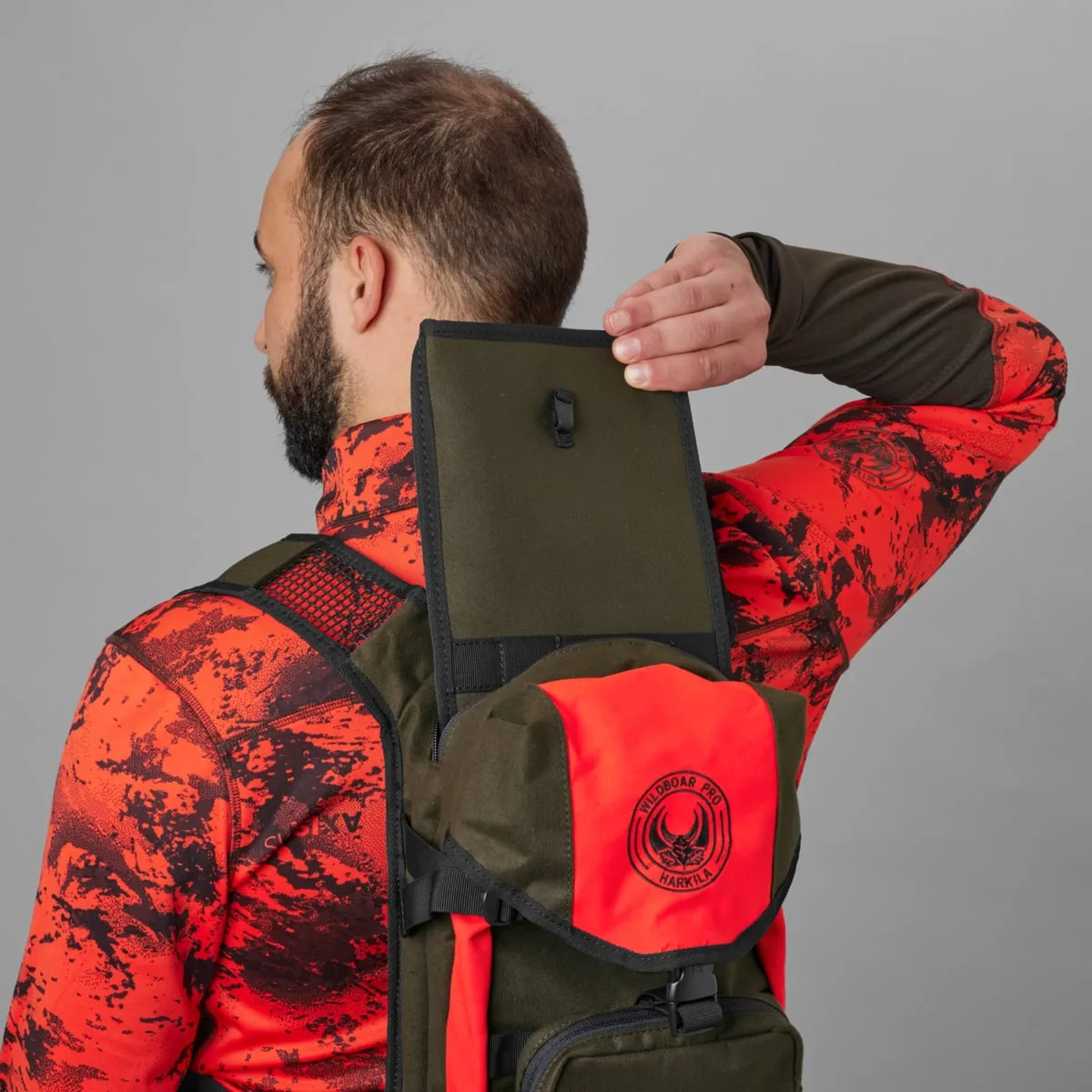 Härkila Wildboar Pro Backpack Willow Green/Orange