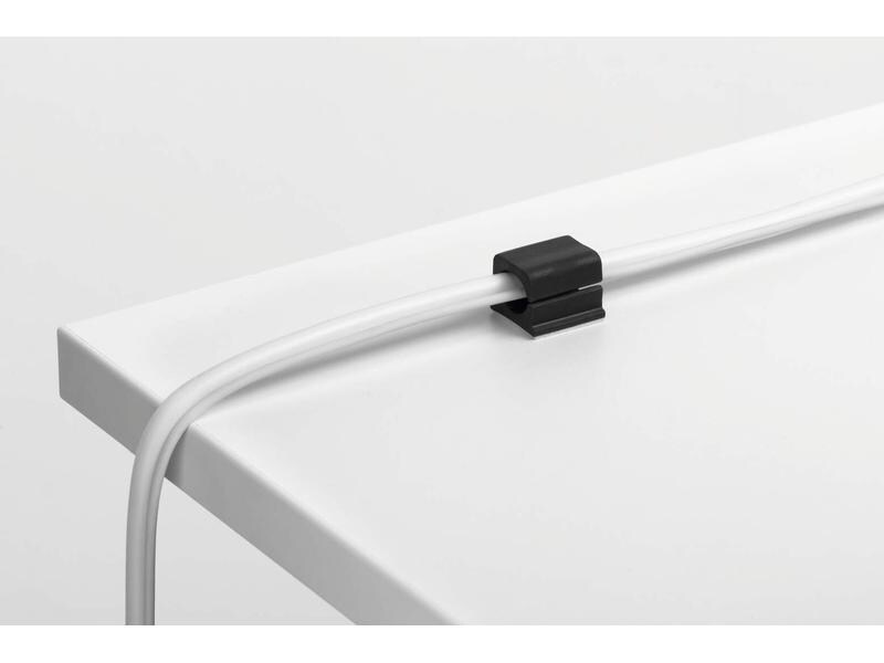 DURABLE Kabel-Clip Cavoline Clip Pro 2, 1 Stück, Graphit Kabel Clips für das einfache Fixieren von Kabeln