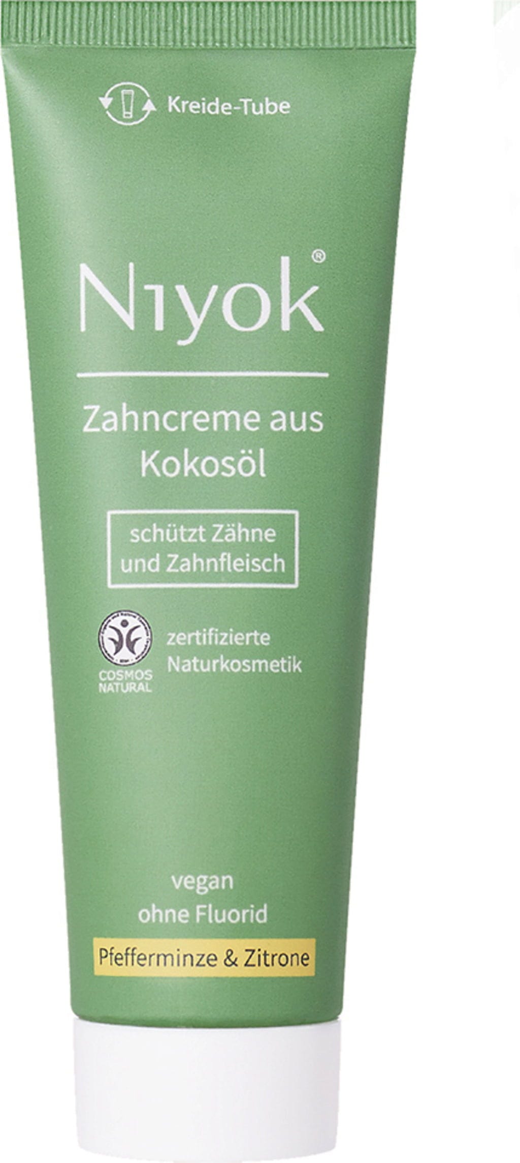 Niyok  Zahncreme Pfefferminze & Zitrone, 75 ml