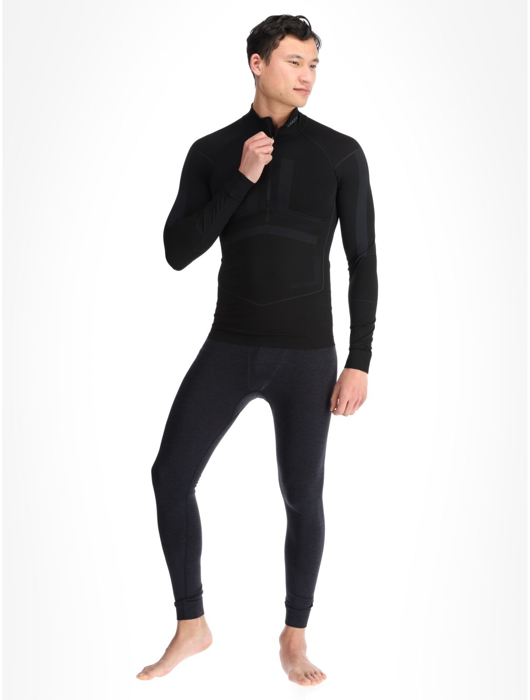 Active Intensity Zip thermoshirt heren
