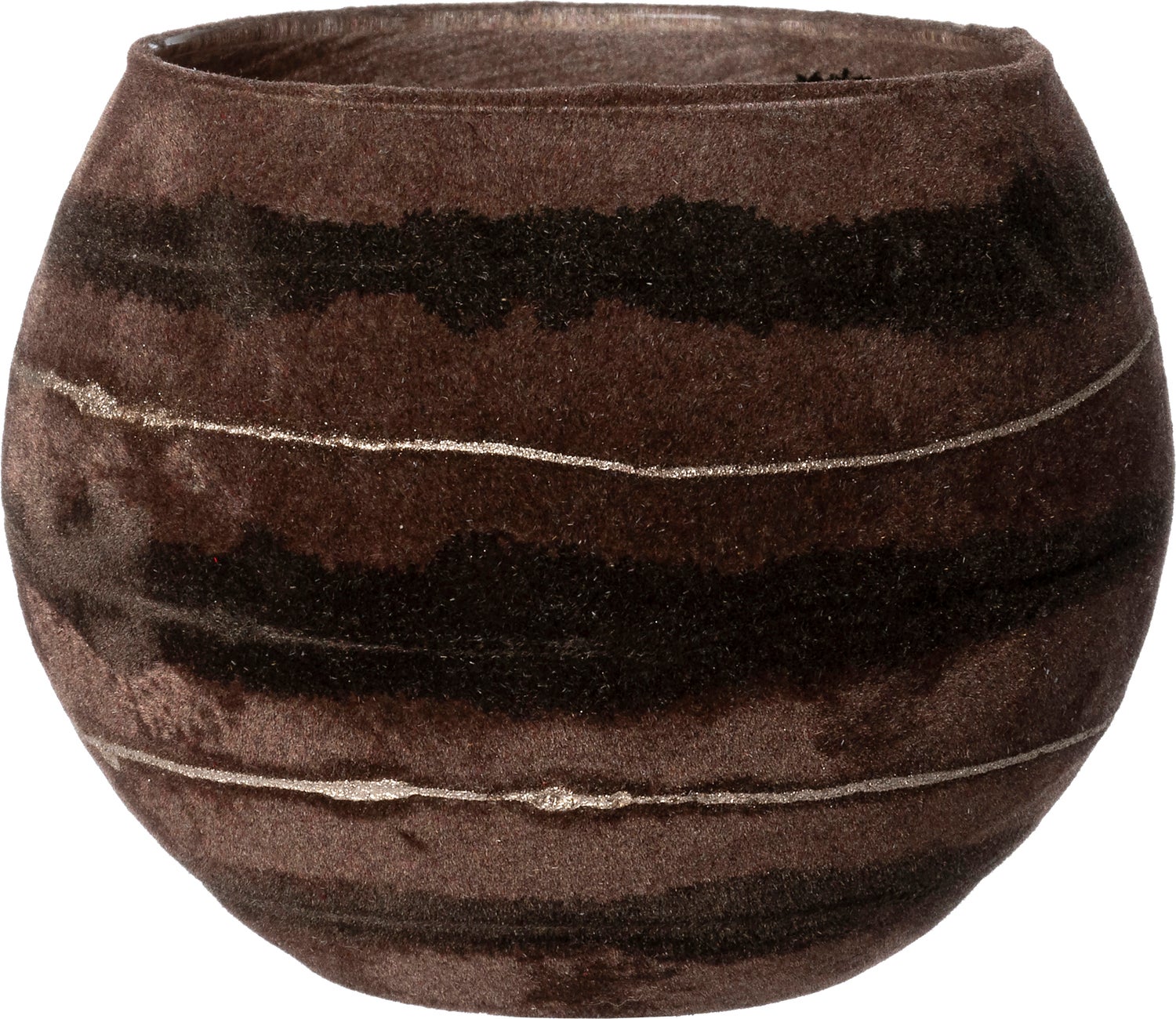 Intratuin waxinelichthouder Jari bruin D 10 H 10 cm