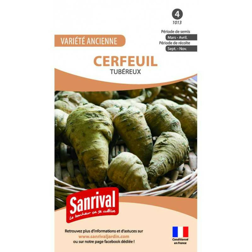 Graines cerfeuil tubereux