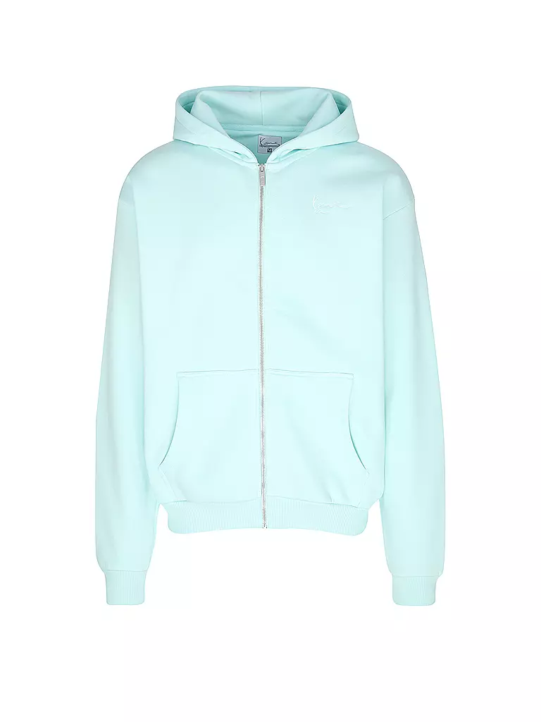 KARL KANI Sweatjacke hellblau