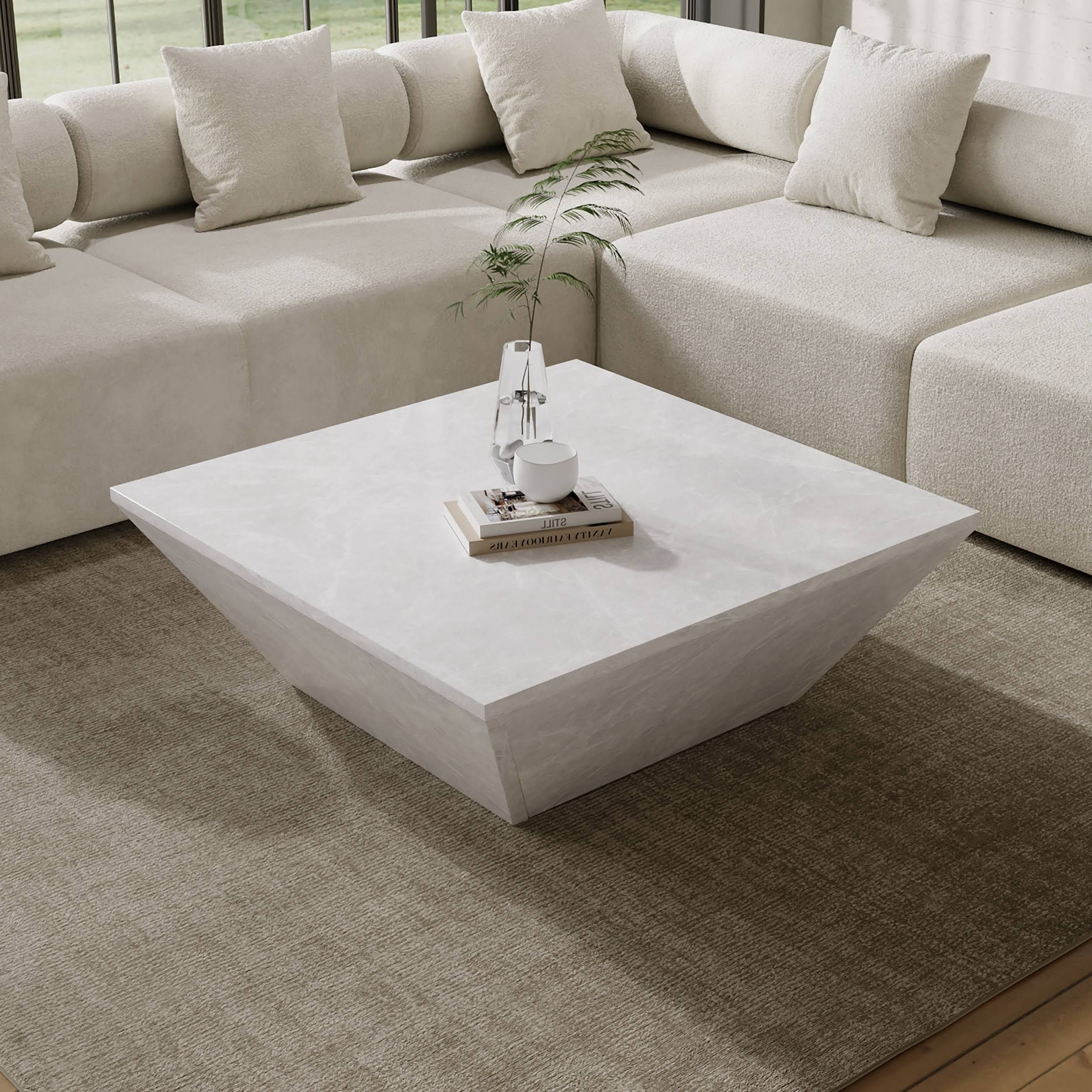 Couchtisch aus Holz Schubladen