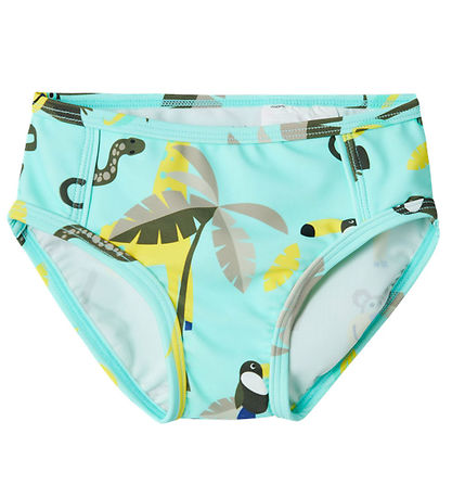 Name It Bådebukser - NmmZilas - Pool Blue/Jungle