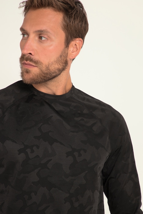 JAY-PI Longsleeve, Fitness, Camouflage, Langarm