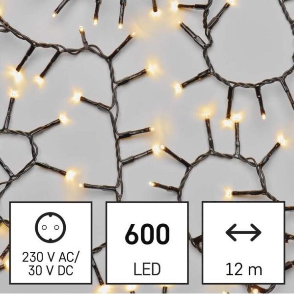 Kerstverlichting - Lichtketting - Warmwit - 12 m - IP44 - Timerfunctie