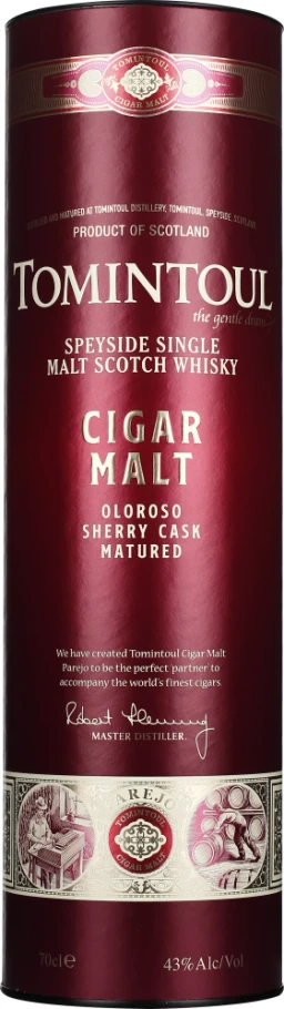 TOMINTOUL CIGAR MALT OLOROSO SHERRY CASK 70CL