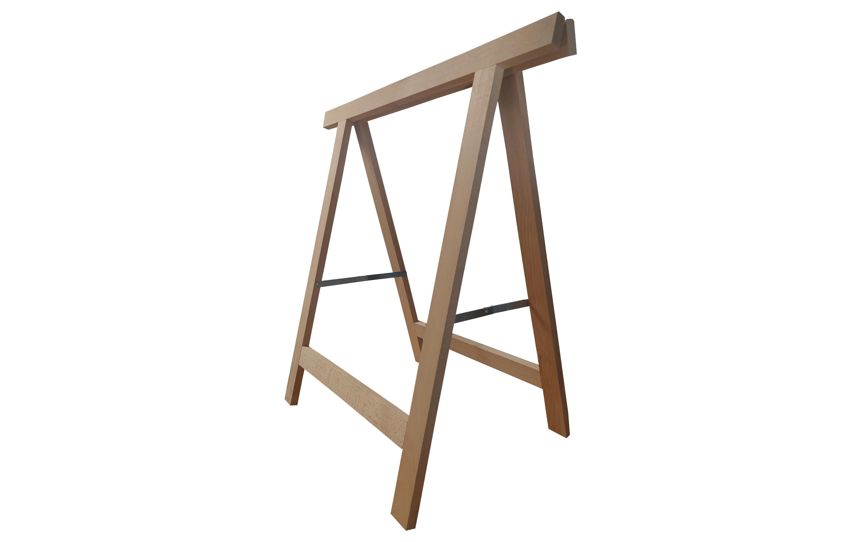 Bockleiter aus Buche 75 x 75 cm, NaturfarbenArbeitsbock