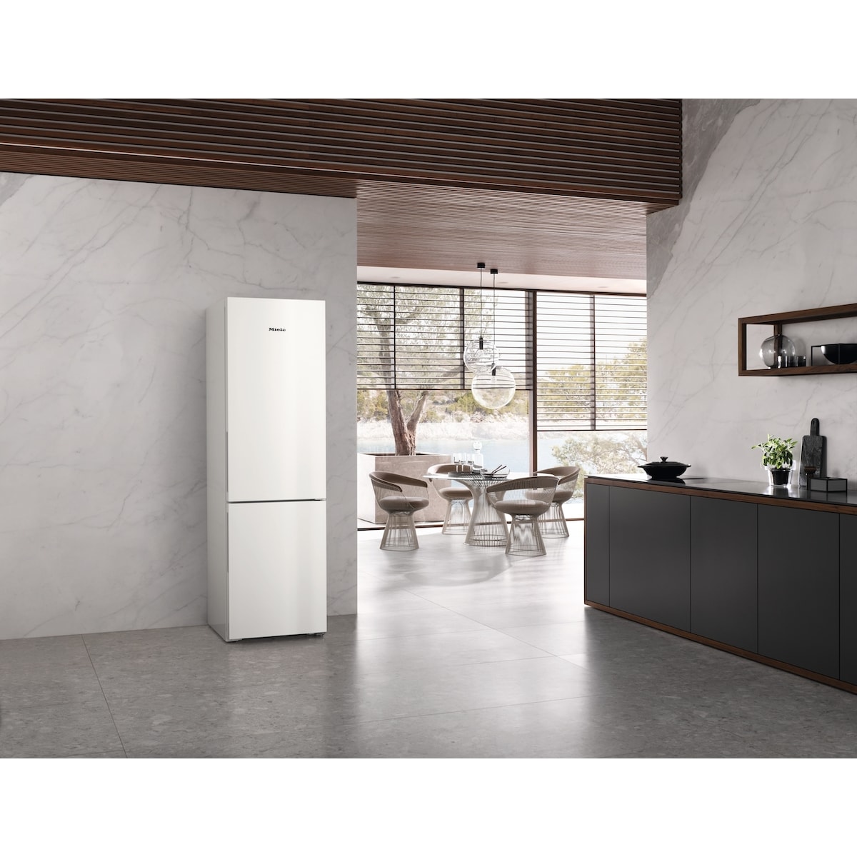 Miele kombiskap KFN4395DD (hvit)