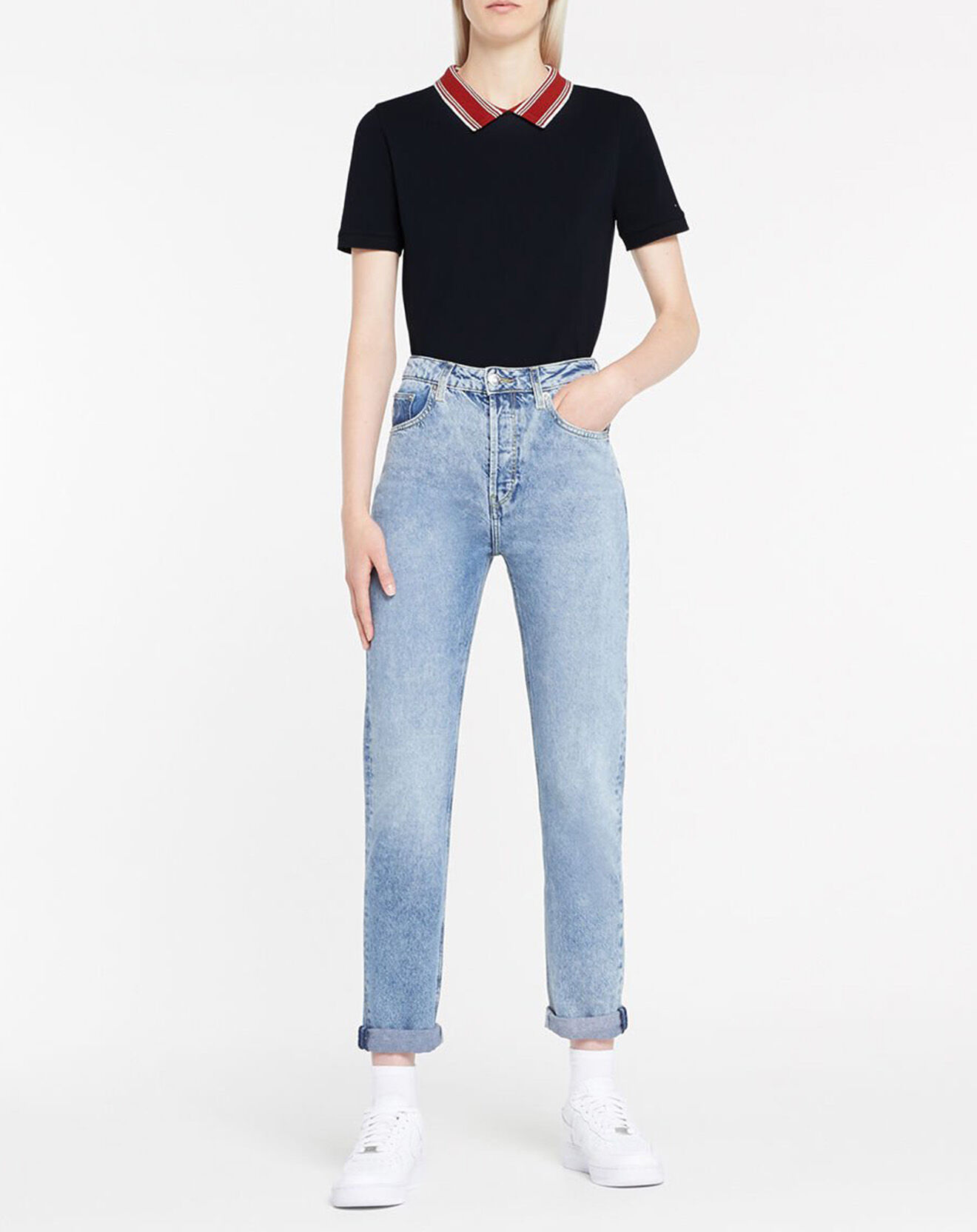 Tommy Hilfiger Polo Regular Cool bleu marine