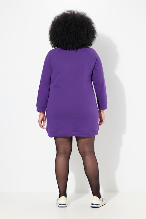 Sweatkleid, Stehkragen, Langarm, Taschen