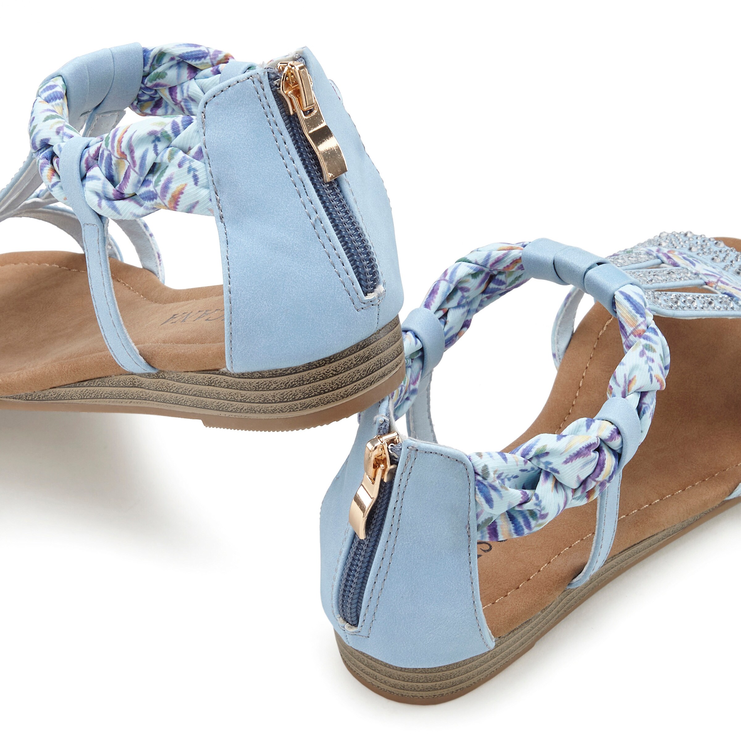 LASCANA Sandale in hellblau