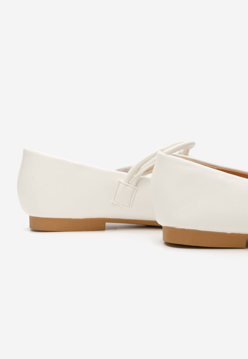 Ballerines femme blancs Agapia