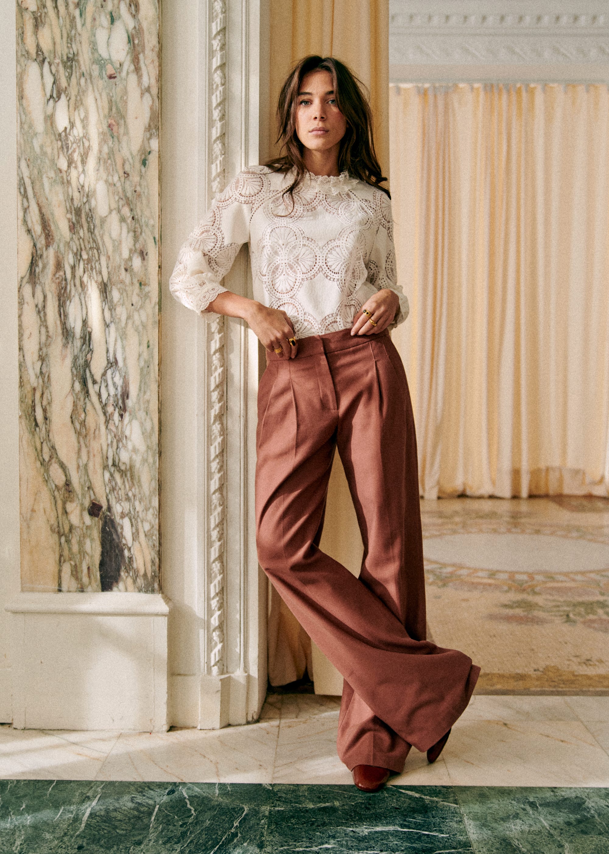 Blouse Bianca - Écru - E-SHOP/CHEMISES & BLOUSES 5905294