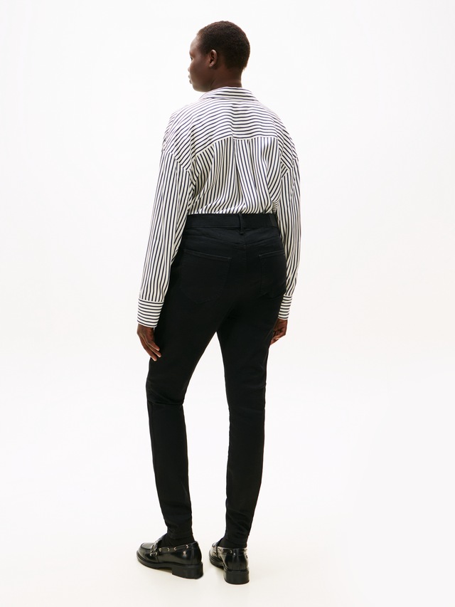 Tommy Hilfiger Curve Skinny-fit-Jeans »CRV DNM BLACK HARLEM U SKINNY HW«, in grossen Grössen