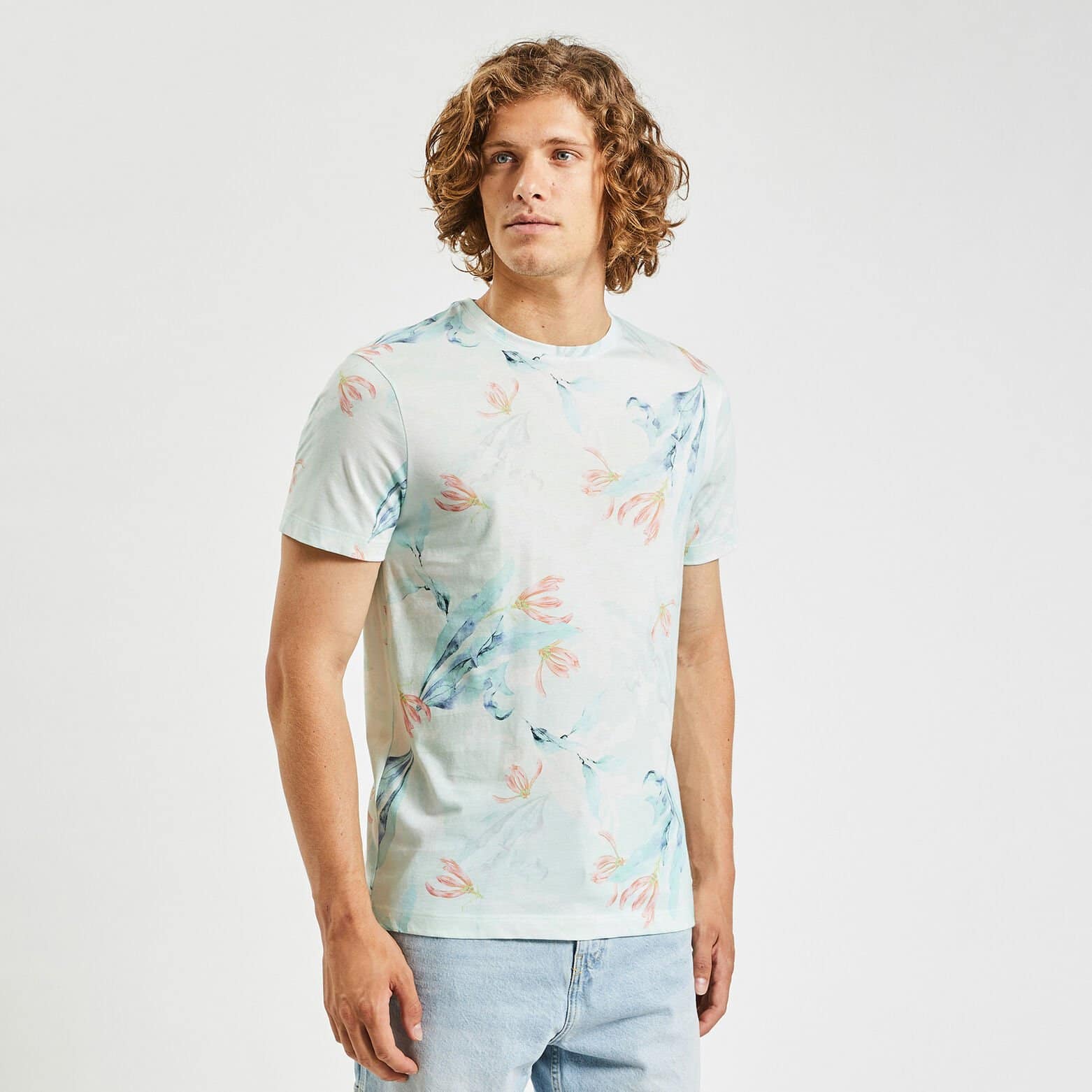 Tee shirt imprimé Vert clair