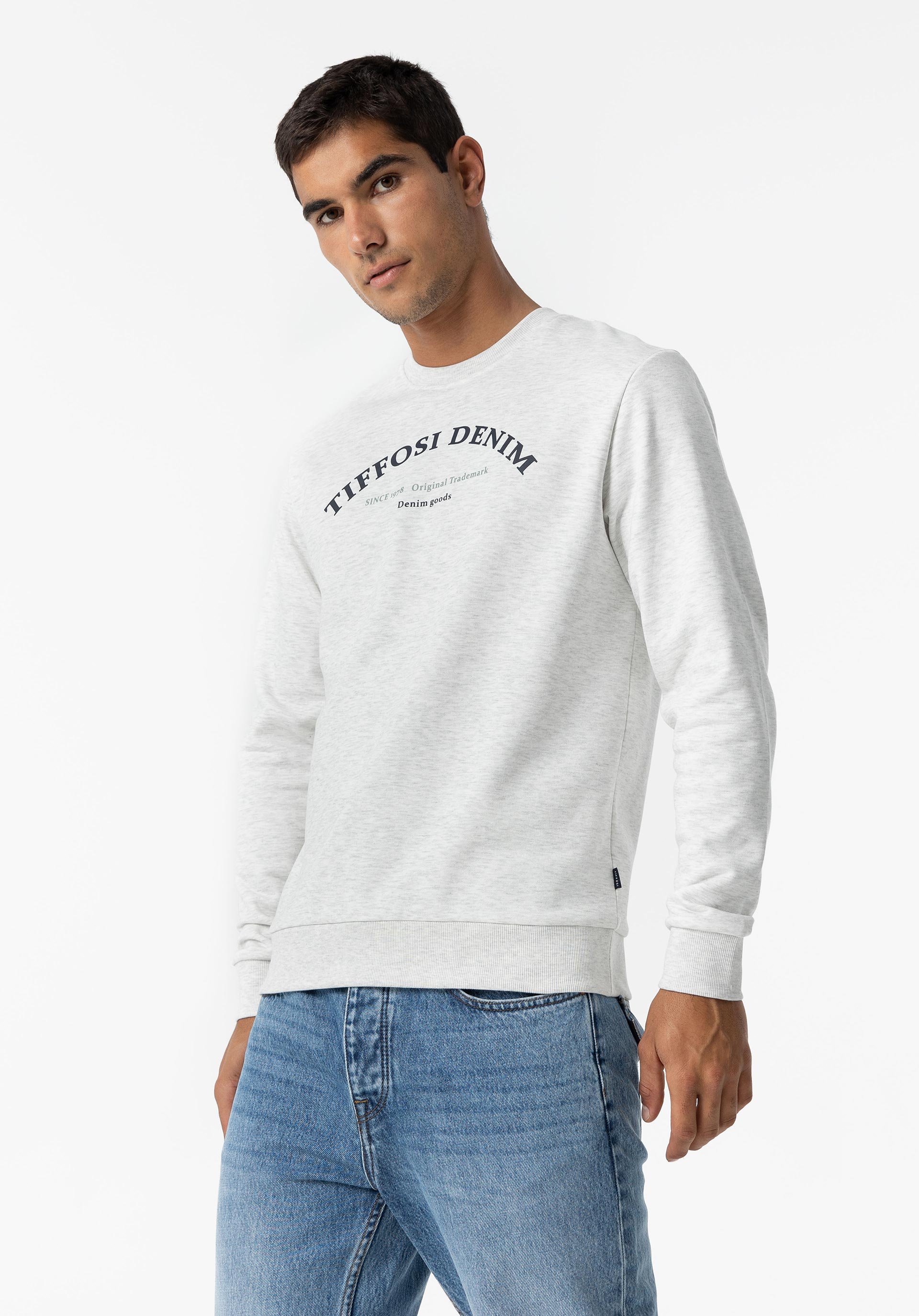 Sweatshirt com Estampado Frontal