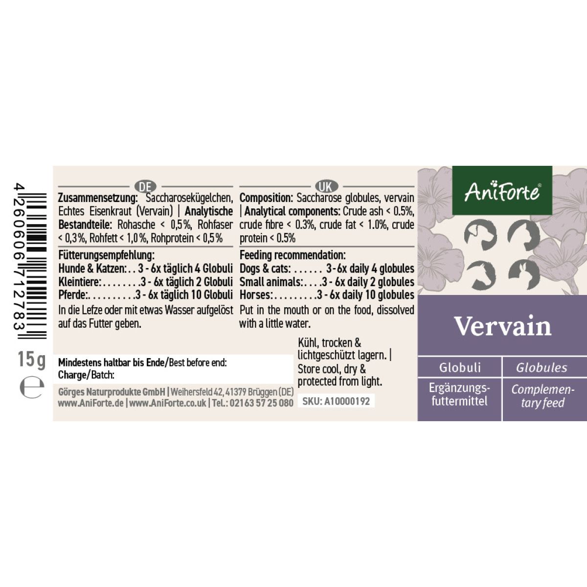 AniForte Bachblüten Vervain
