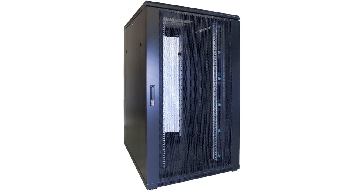 DSI27U serverkast met geperforeerde deur - DS8027PP server rack  (Zwart, 800 x 1000 x 1400mm)