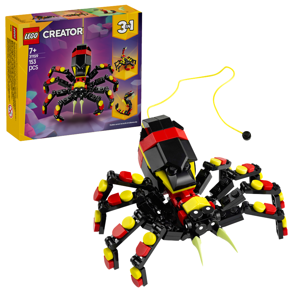 LEGO - LEGO Creator - Vilde dyr: Edderkop på spring (31159)