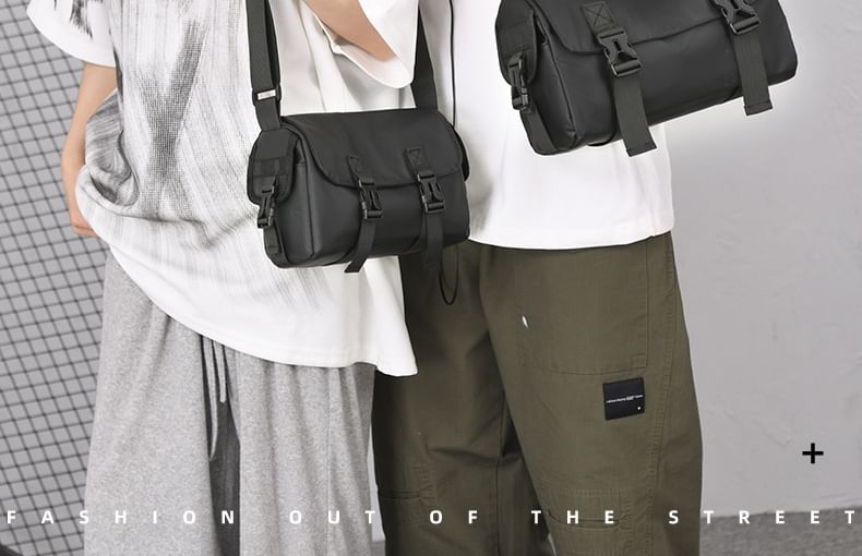 Golden Kelly - Messengerbag met gesp en klep