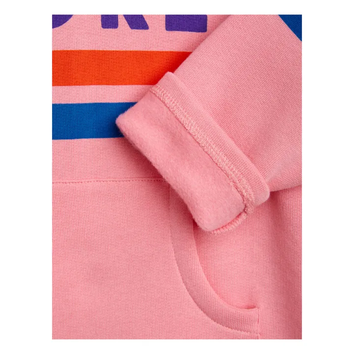 Mini Rodini Robe Molleton Bio Adored | Rose