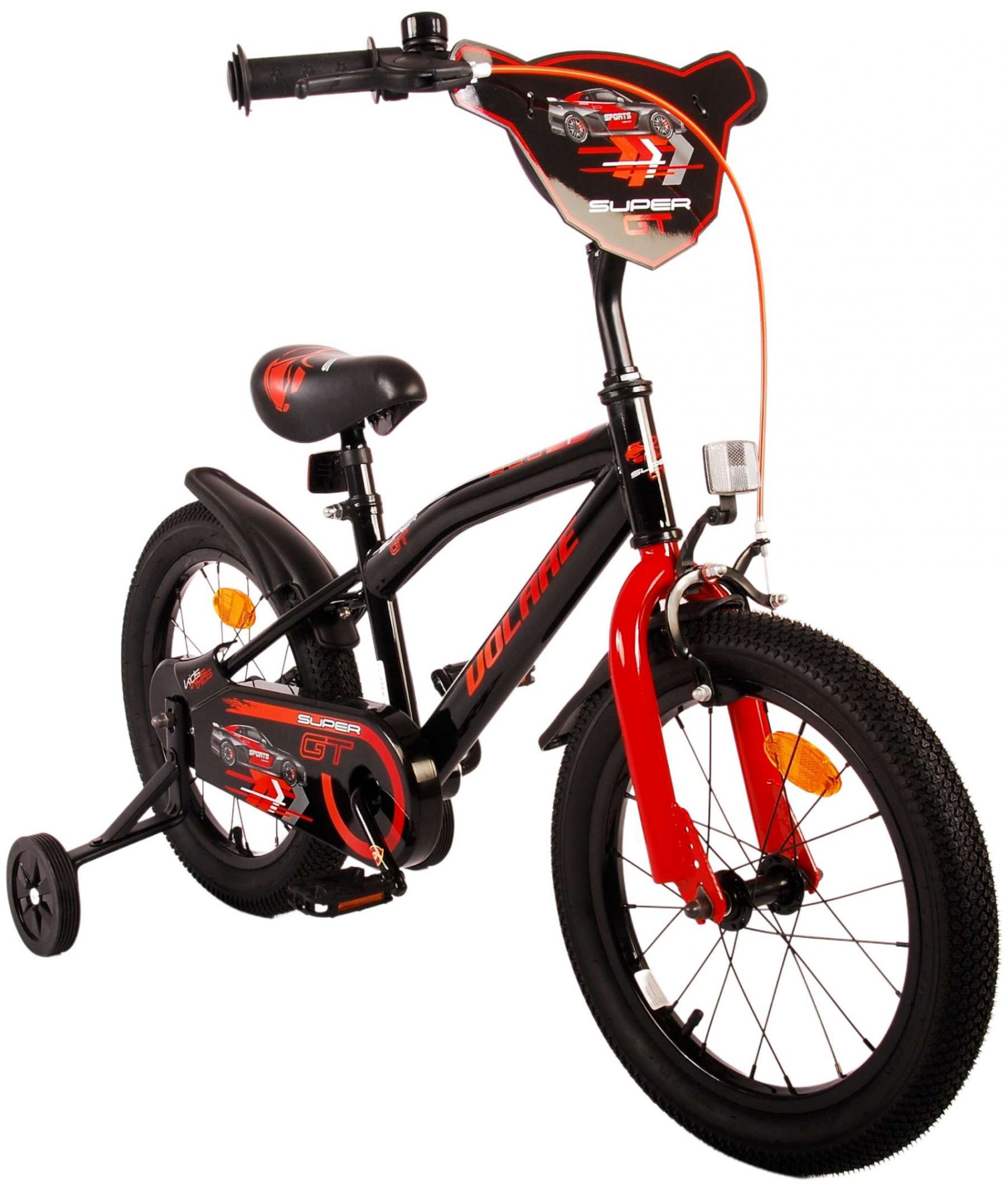 TPFSports Super GT Kinderfahrrad - Jungen - 16 Zoll - Rücktritt + Handbremse - Blau