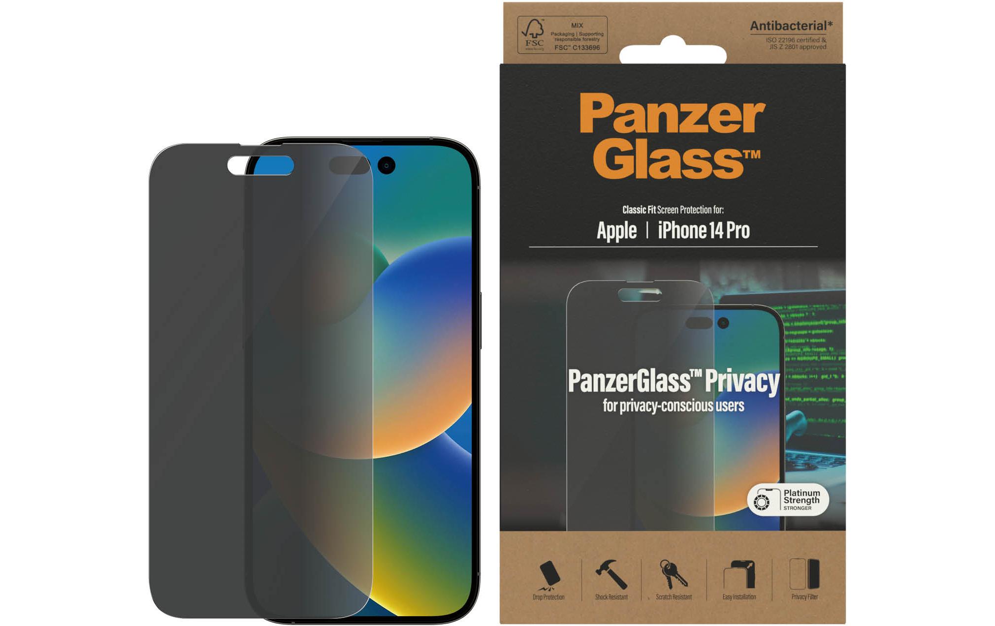Displayschutz Classic Fit Privacy iPhone 14 ProDisplay-Schutzfolie für das Apple iPhone 14 Pro