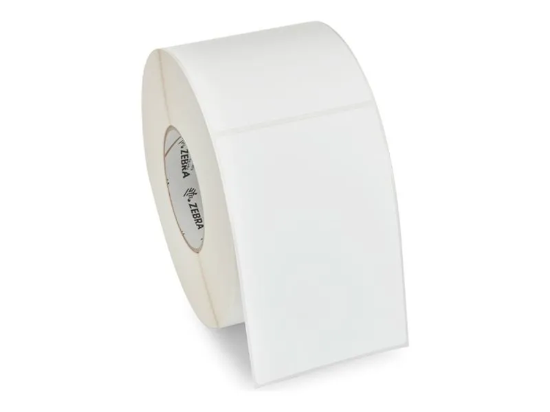 Zebra Z-Essentials 1000D - Papir - mat - permanent akryllisk klæbemiddel - topbelagt - 140 micron - hvid - stregkodeetiketter