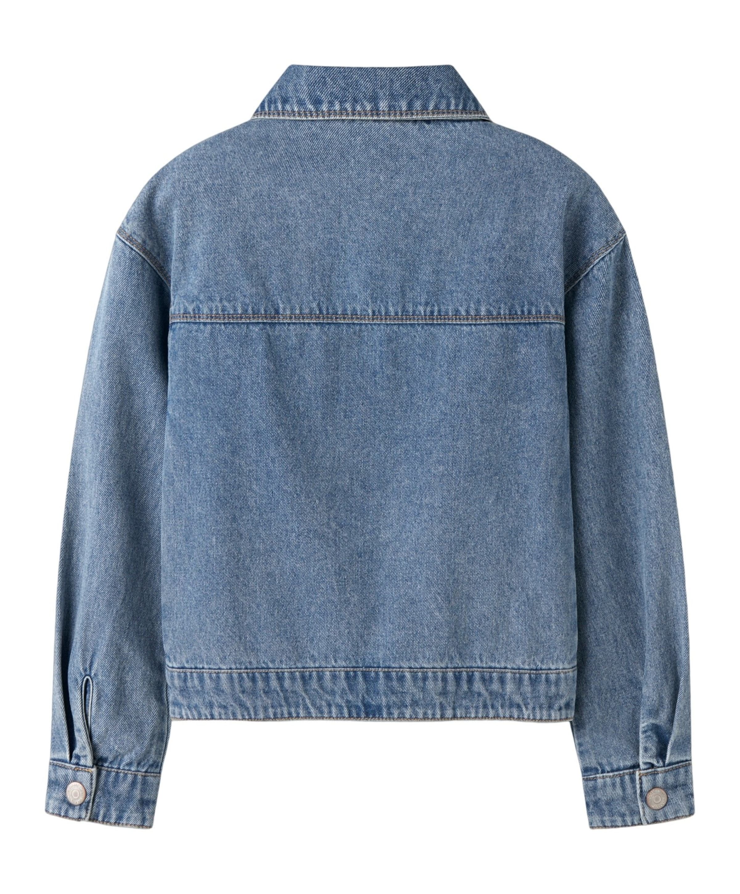Name it Meisjes spijkerjas blauw