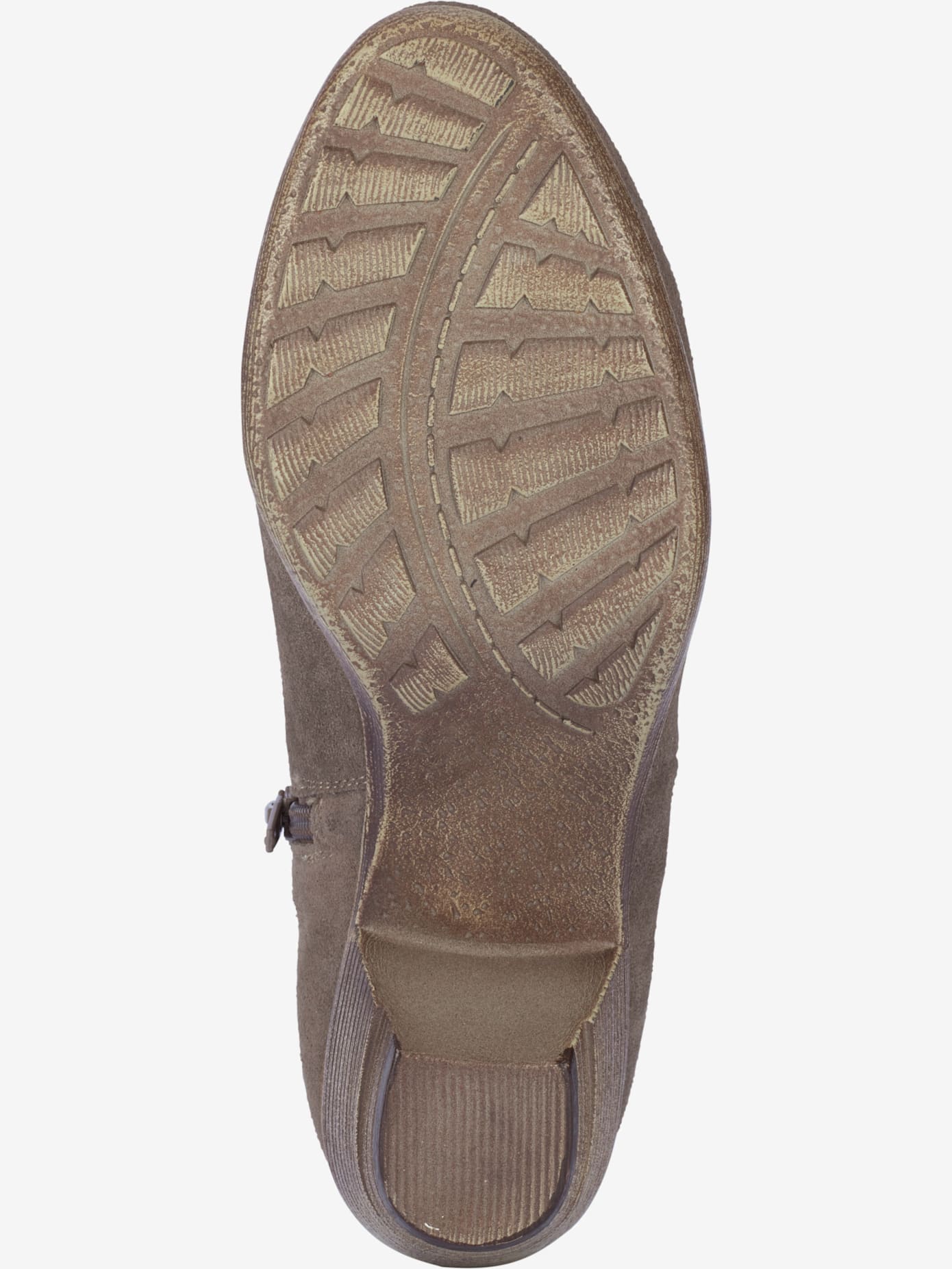 Bottines cuir velours de vache.