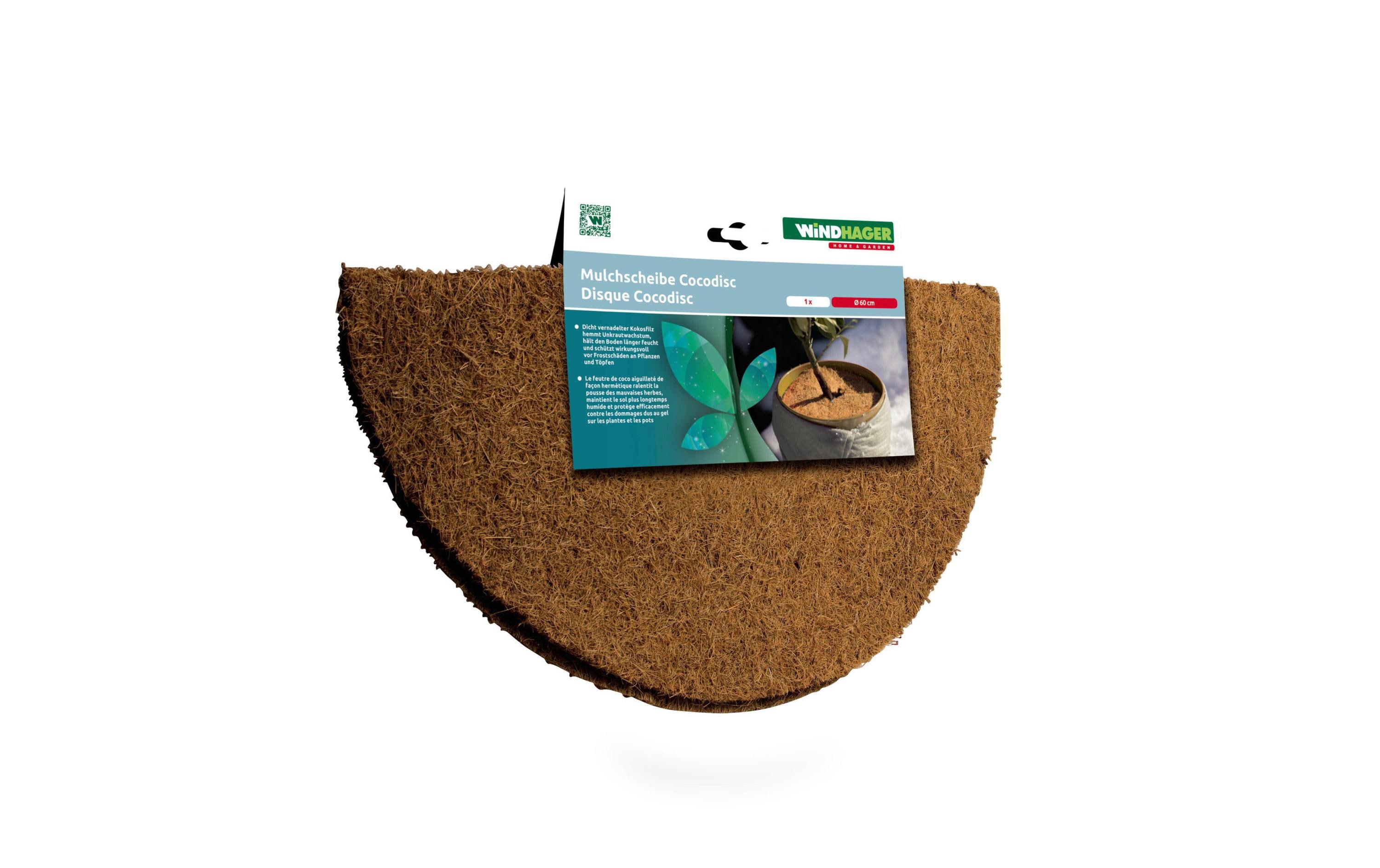 Mulchscheibe Cocodisc ø 60 cmPflanzenvlies
