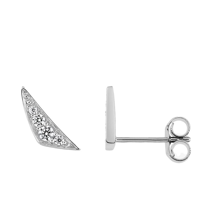 Boucles d'oreilles femme - saphir - Or 18 Carats