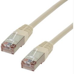 MCL Cat5E câble de réseau Gris 2,5 m F/UTP (FTP)