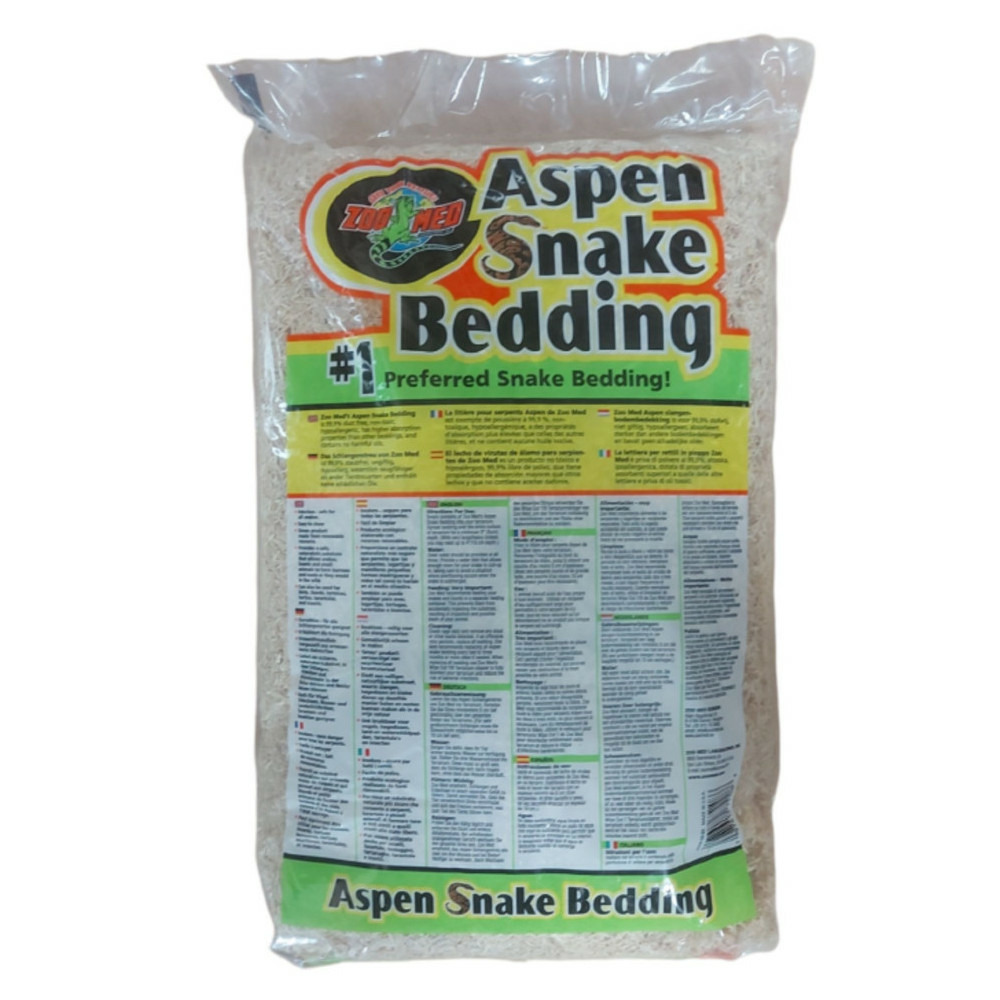 Litière pour serpents aspen de zoo med de 8.8 litres