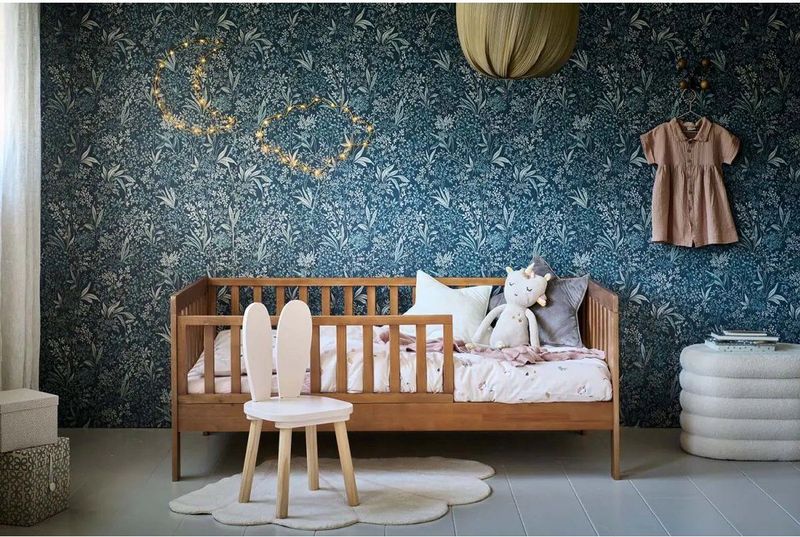 Petite Amélie - Plume - Peuterbed - Walnootkleur - 140x70 cm