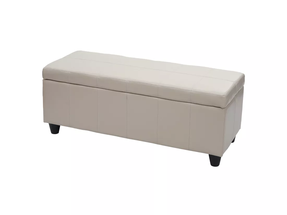 Coffre de rangement Kriens, crème