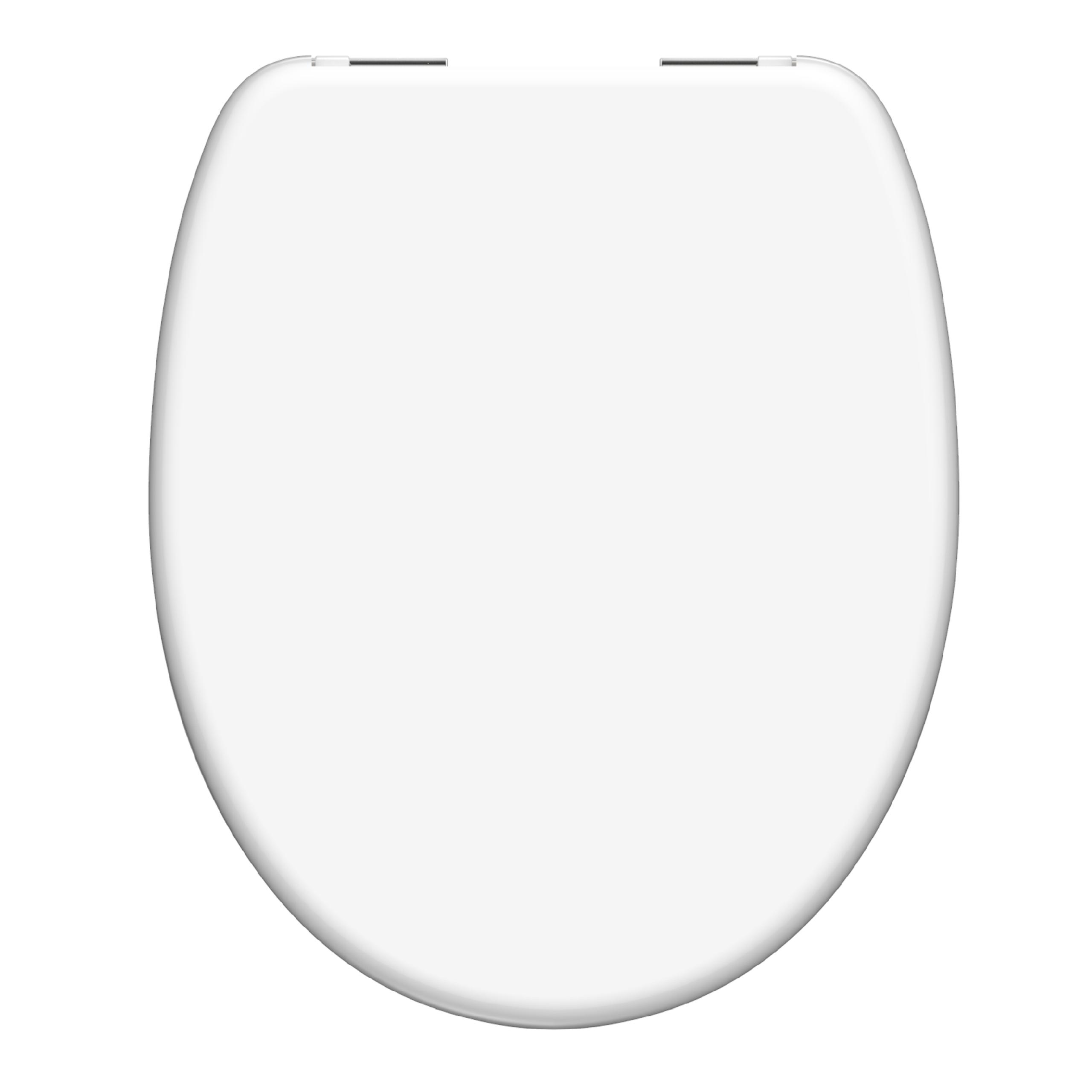 SCHÜTTE Duroplast WC-Sitz WHITE, mit Absenkautomatik
