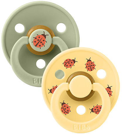 BIBS Colour Schnuller - Gr. 3 - 2er-Pack - Rund - Sage Mix