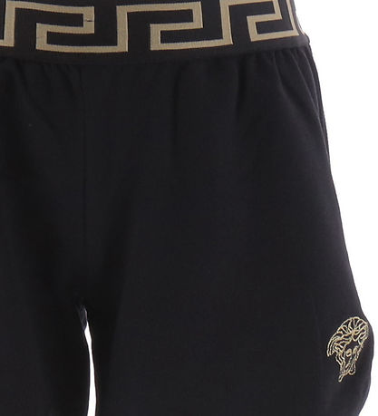 Versace Sweatshorts - Schwarz m. Gold