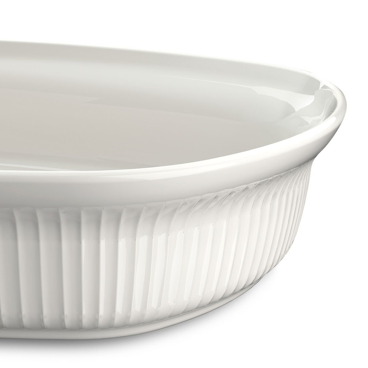 Hammershøi ildfast form 39 x 29,5 cm, hvit