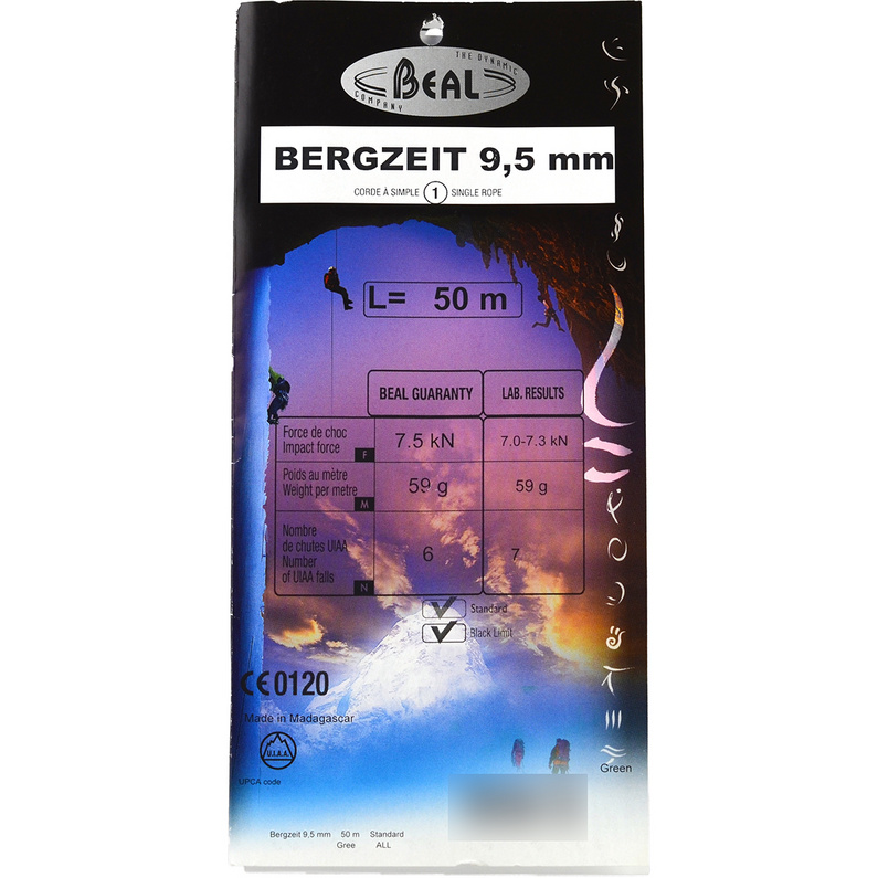 Beal Bergzeit 9.5mm Kletterseil