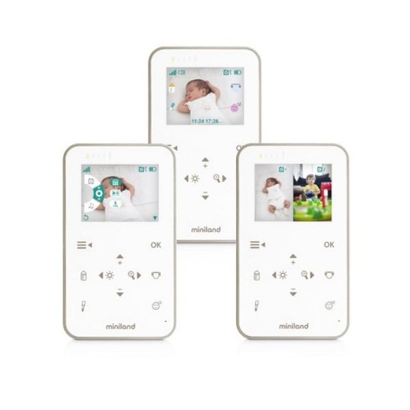 Miniland Baby Intercomunicador Video Digimonitor 2.4 Gold - 89235