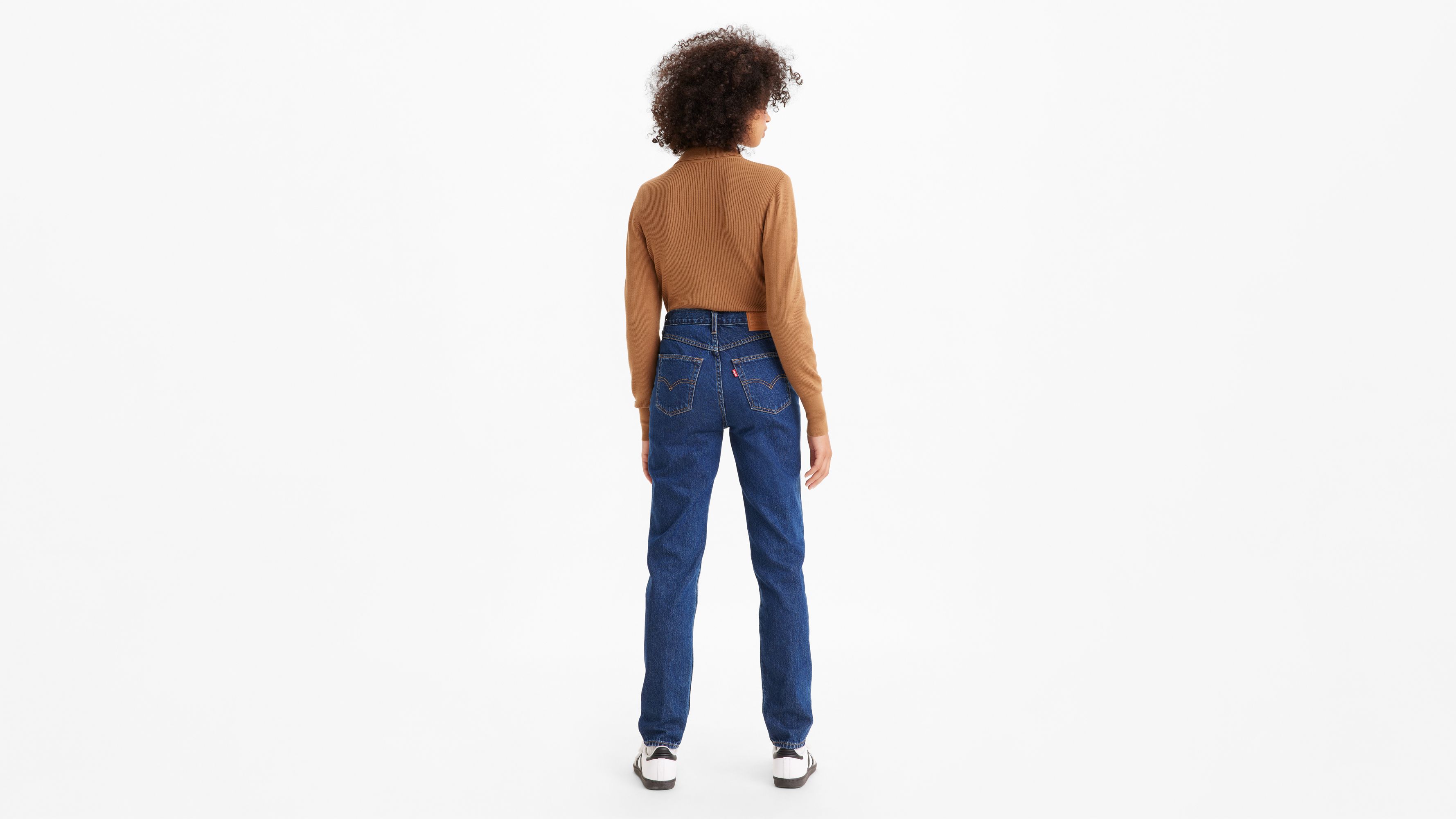 Jean Mom ’80 - Dark Indigo Stonewash - Bleu