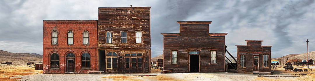 Bodie, California, Main Street #2 by Larry Yust - Limited Edition. Edition of: 150. Signed.