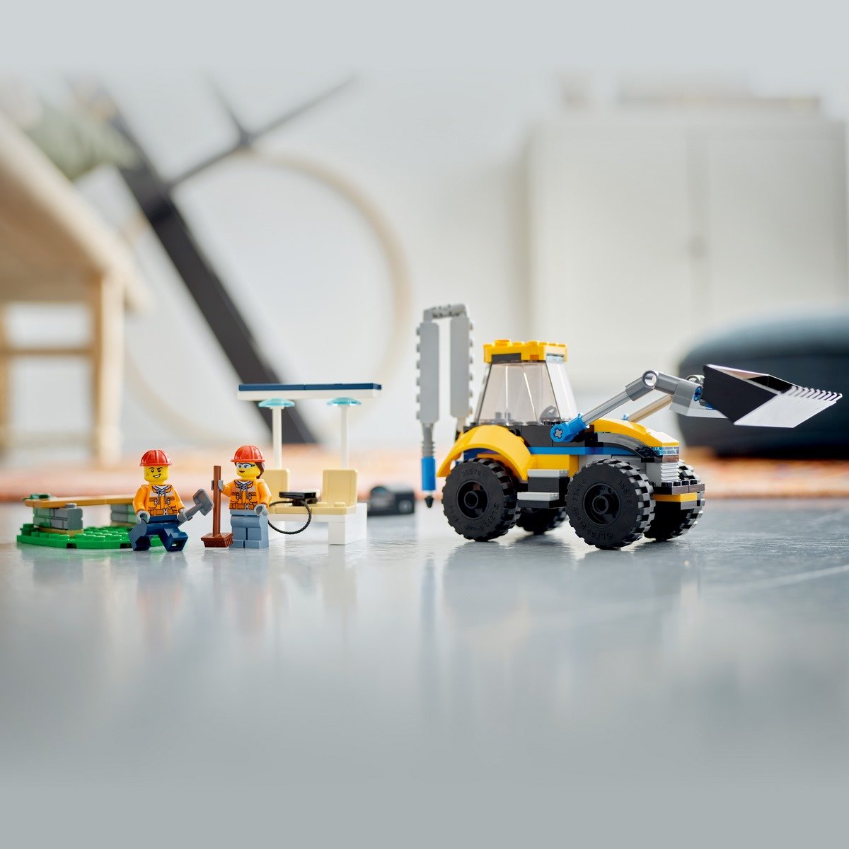 La pelleteuse de chantier Lego City 60385