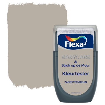 Flexa Strak op de muur Easycare kleurtester mat zandsteenbruin 30 ml