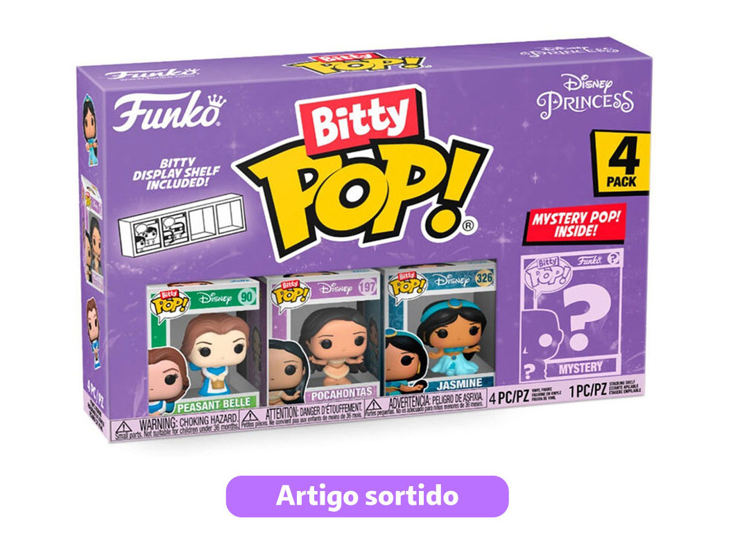 BITTY POP! DISNEY FUNKO PRINCESS BELL MODELOS SORTIDOS
